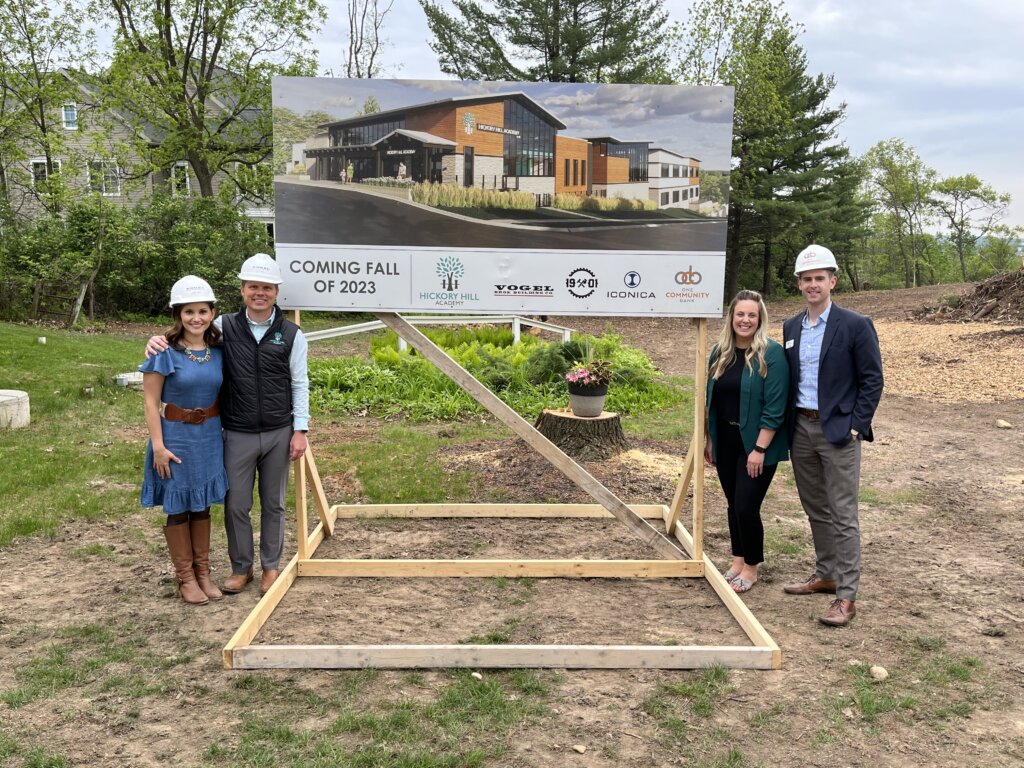 Dan Carey and Liz Deihs at Hickory Hill groundbreaking